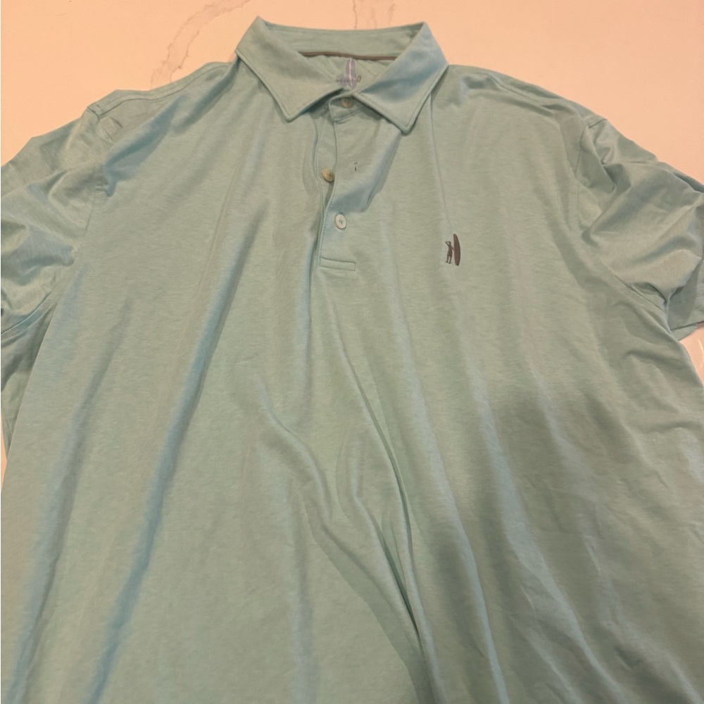 johnnie-O Aqua Polo Golf Shirt